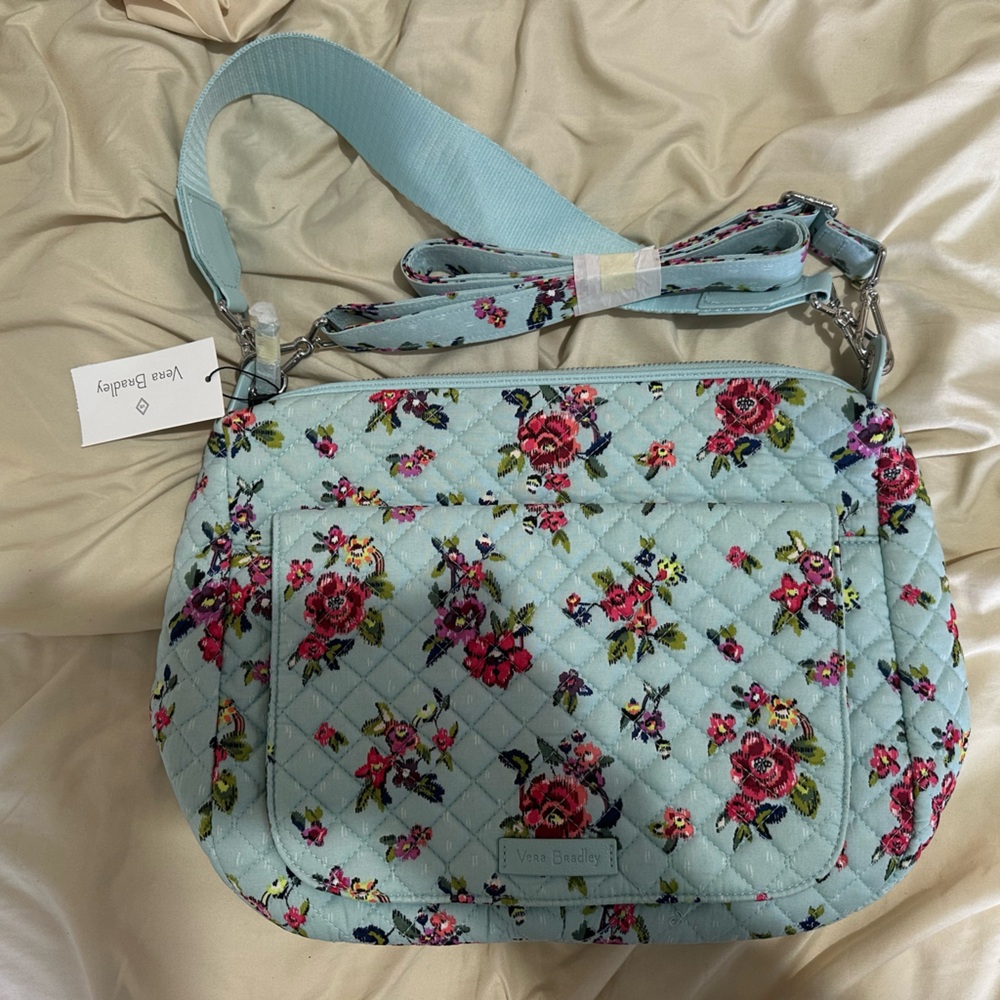 Vera Bradley Blue Floral Crossbody Bag